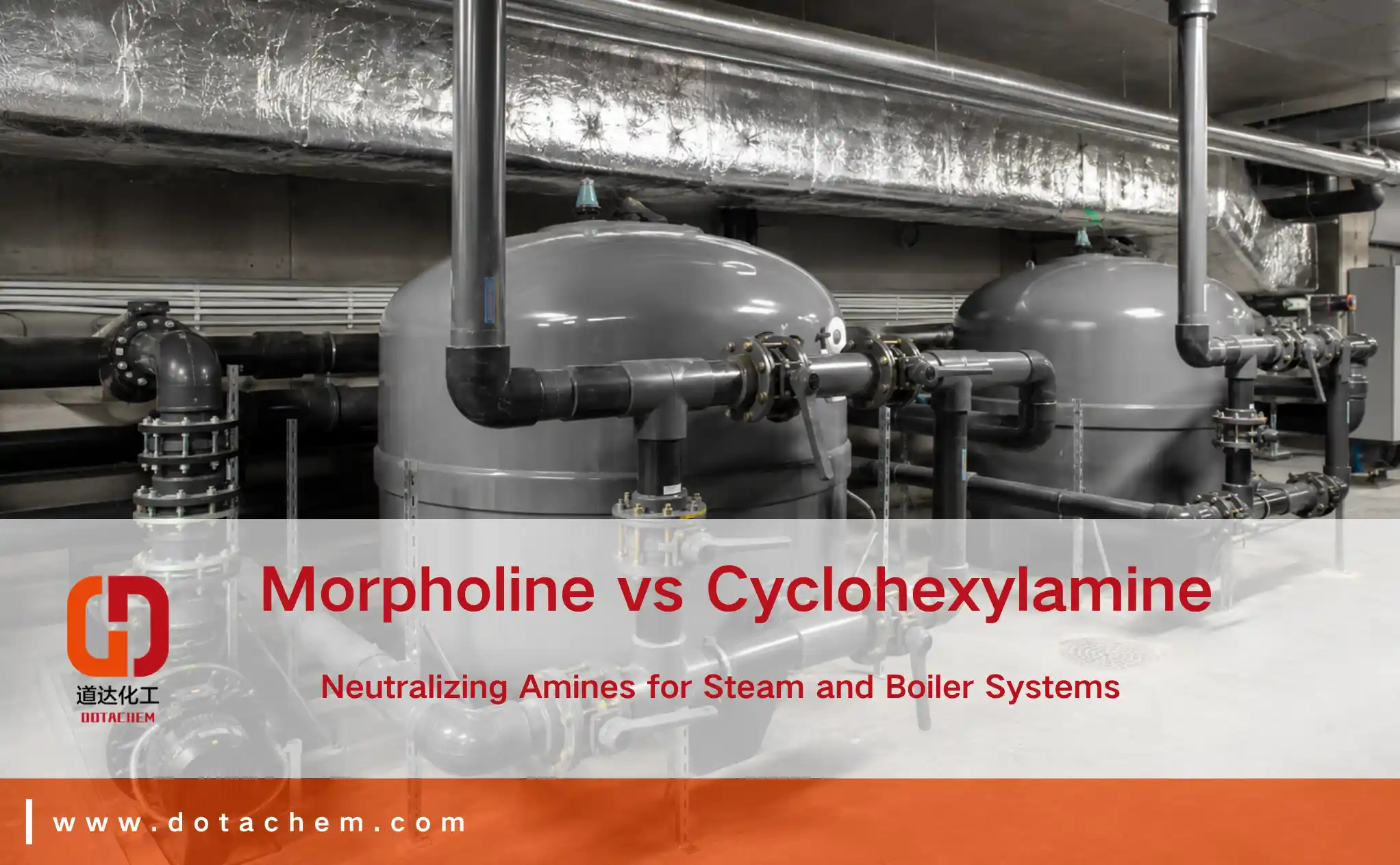 Morpholine vs Cyclohexylamine: تحييد الأمينات لأنظمة البخار والغلايات
