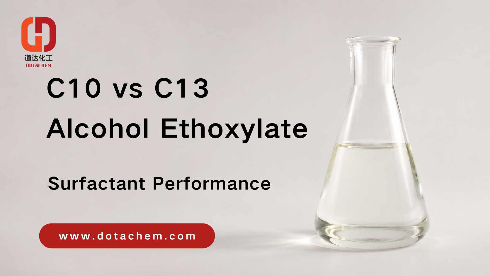 C10 vs C13 إيثوكسيلات الكحول: كيف يؤثر طول سلسلة الكربون على أداء الفاعل بالسطح